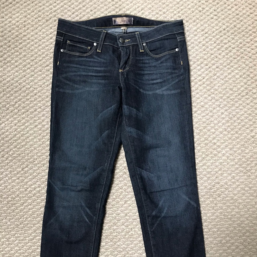 Paige crop jeans